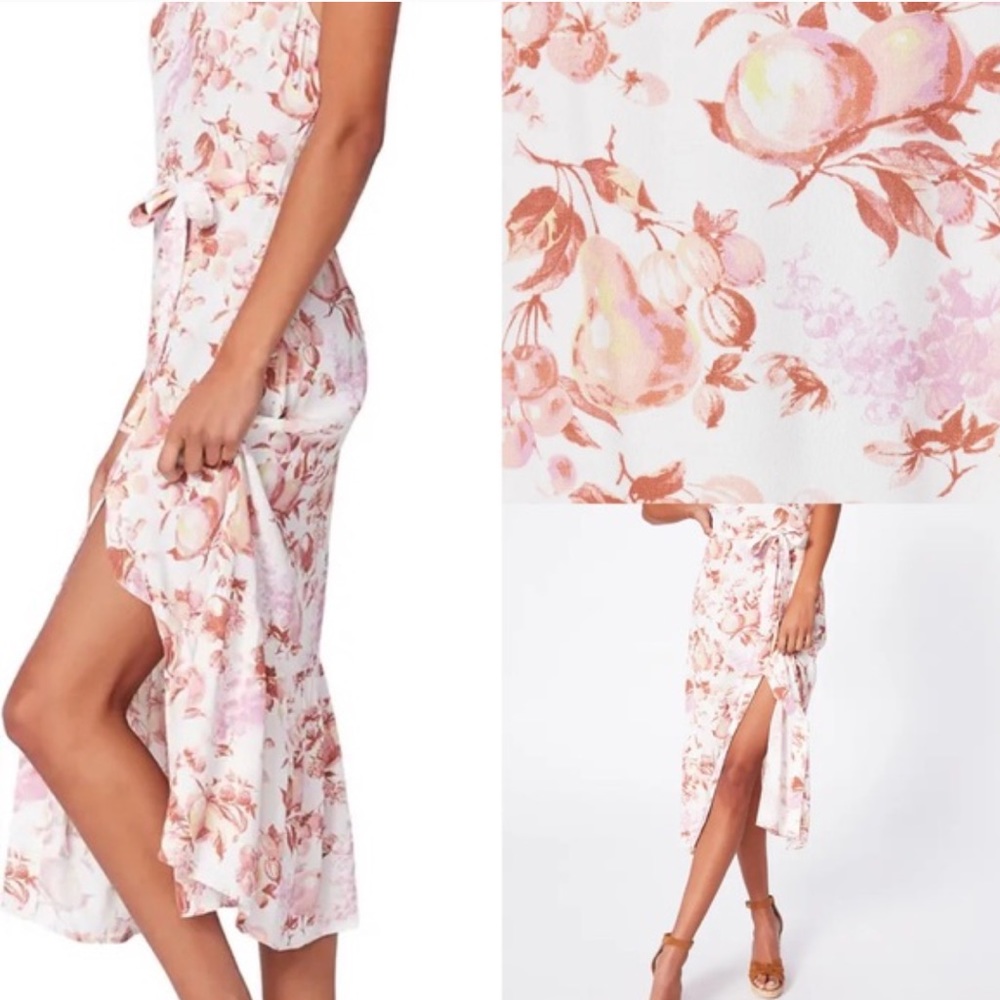Paige Jade Midi Dress In Mecca Orange Multi  - XS